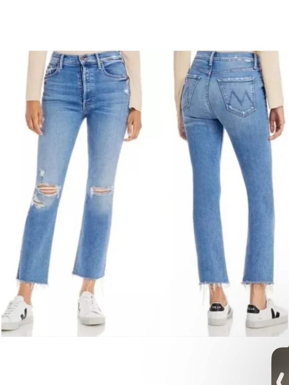 Mother the tripper ankle fray Jeans play like‎ a pirate size 25